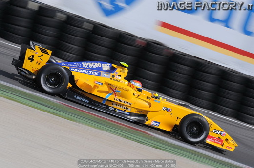 2008-04-26 Monza 1410 Formule Renault 3.5 Series - Marco Barba